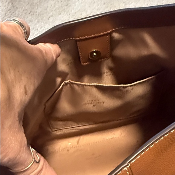 kate spade 454 small shoulder bag Cognac Pebbled Leather - Picture 6 of 9